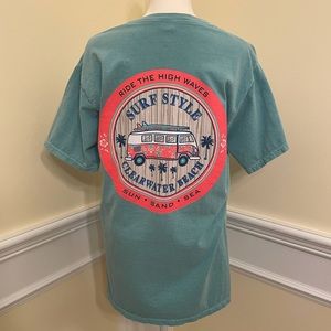 Clearwater Beach Surf Style Tee - size M